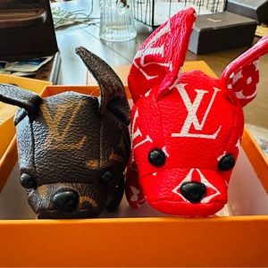 LV French Bulldog Bag Charms